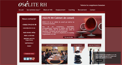 Desktop Screenshot of oselite-rh.fr